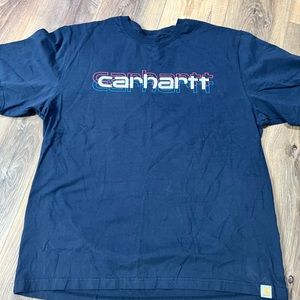 Carhartt Navy Blue Loose fit T Shirt, Sz L